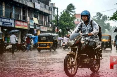 झारखंड वेदर अपडेट: रांची और गुमला समेत 10 जिलों में भारी बारिश का अलर्ट, 60 किलोमीटर की रफ्तार से चलेंगी तेज हवाएं
