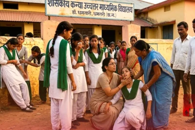 छत्तीसगढ़: स्कूल में छात्राओं के साथ रहस्यमयी घटना, अजीब आवाजें निकालकर बेहोश हुईं 8 छात्राएं