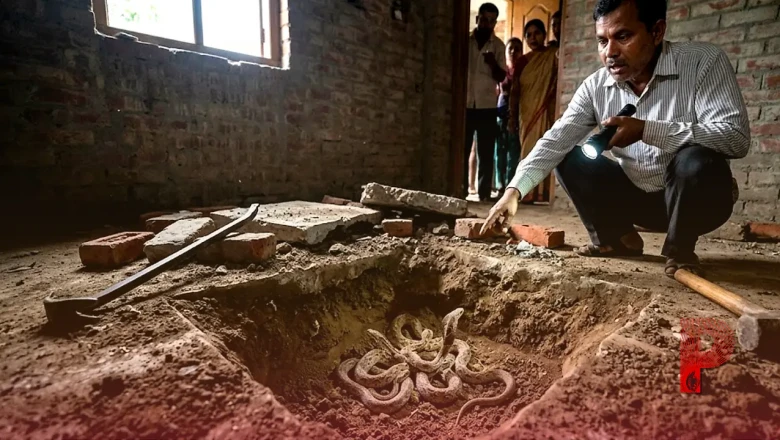 पूर्णिया में मकान मालिक ने तुड़वाया कमरे का फर्श, मिट्टी के नीचे से निकला जहरीले सांपों का जखीरा