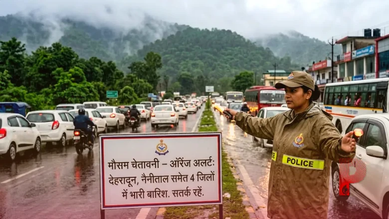 उत्तराखंड में मौसम का मिजाज सख्त, देहरादून-नैनीताल समेत 4 जिलों के लिए भारी बारिश का ऑरेंज अलर्ट
