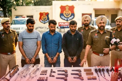 पंजाब पुलिस की बड़ी कार्रवाई: हथियारों के तस्करों का गिरोह बेनकाब, तीन आरोपी गिरफ्तार
