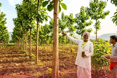 नागपुर से मंगवाए टिश्यू कल्चर सागवान, 2 साल में ही 30 फीट ऊंचे हुए पेड़, ऐसे होगी लाखों की कमाई