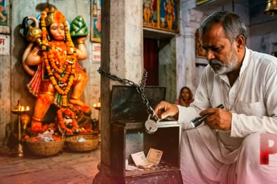 हनुमान जी के चरणों में सिर झुकाया और फिर तोड़ दिया मंदिर का ताला, चोरी हुए महज 170 रुपये