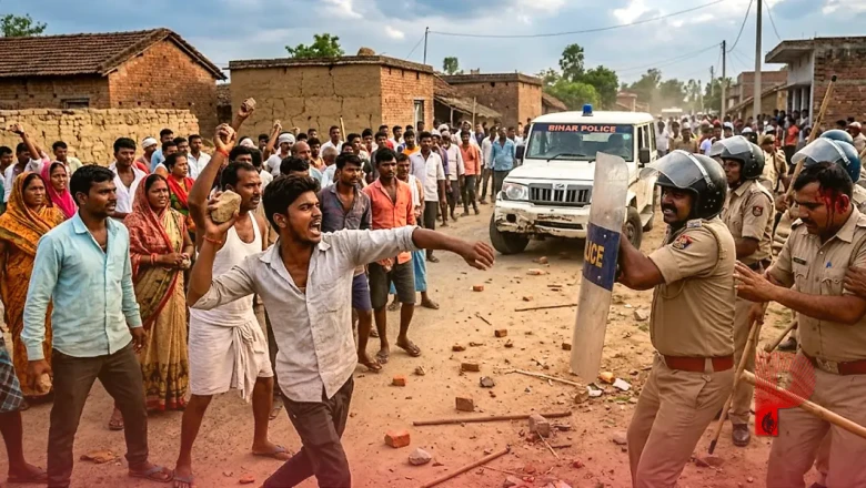 नालंदा में पुलिस गाड़ी की टक्कर से युवक की मौत, भड़के ग्रामीणों का भारी हंगामा, पथराव में दो इंस्पेक्टर सहित कई पुलिसकर्मी घायल