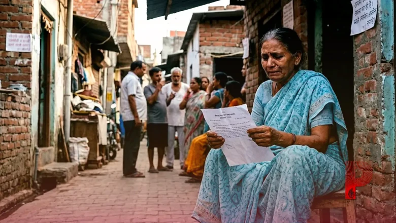 फरीदाबाद: शिव नगर और मुजेसर में 700 परिवारों पर बेघर होने का संकट, नोटिस मिलते ही पसरा मातम