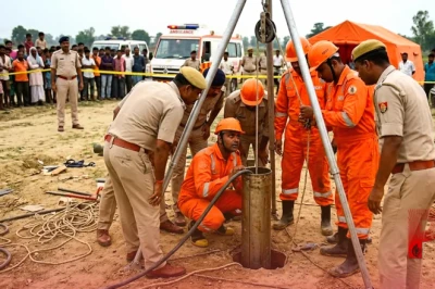 गया में खौफनाक हादसा: 3 साल का मासूम 30 फीट गहरे बोरवेल में फंसा, युद्धस्तर पर रेस्क्यू जारी