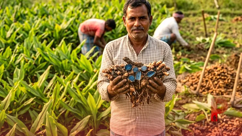 कम लागत में मोटी कमाई का जरिया: सारण के किसान अपना रहे हैं काली हल्दी की खेती