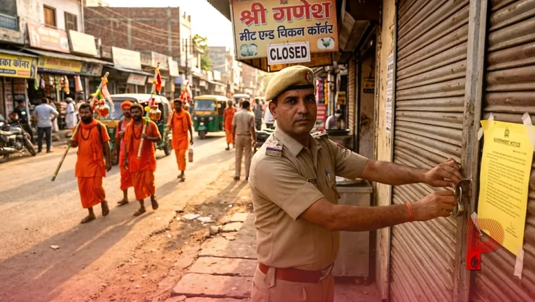 यूपी कांवड़ यात्रा: रूट पर बंद होंगी मांस और शराब की दुकानें, सीएम योगी ने दिए कड़े निर्देश