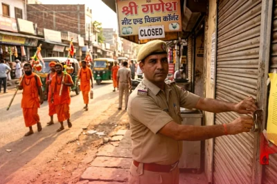 यूपी कांवड़ यात्रा: रूट पर बंद होंगी मांस और शराब की दुकानें, सीएम योगी ने दिए कड़े निर्देश
