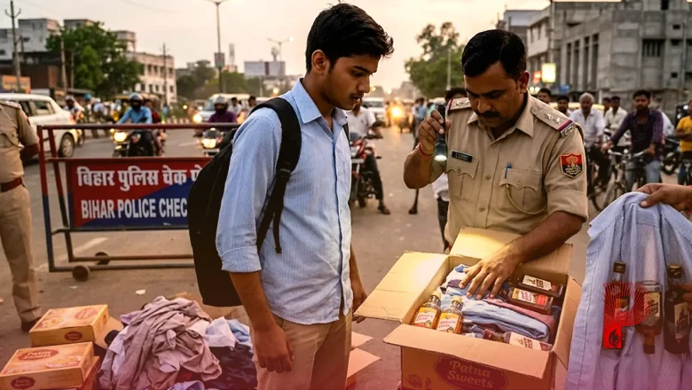 पटना में शराब तस्करी का अनोखा खुलासा, शर्ट और मिठाई के डिब्बों में छिपाकर ले जा रहा था छात्र