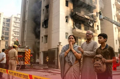 नोएडा: सेक्टर 137 की पारस टिएरा सोसाइटी में भीषण आग, एसी में शॉर्ट सर्किट से सातवीं मंजिल पर हुआ हादसा