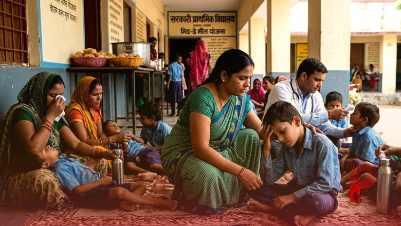 बारां में मिड-डे मील से फैली सनसनी, दूषित खाना खाने से बीमार हुए दो दर्जन बच्चे