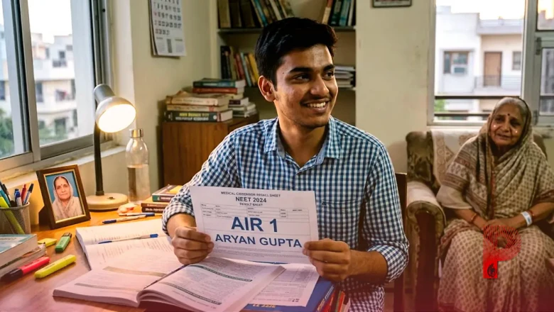 NEET टॉपर आर्यन गुप्ता की सफलता की कहानी: दादी के कैंसर ने बदला जीवन, 17 घंटे की पढ़ाई कर हासिल की AIR-1