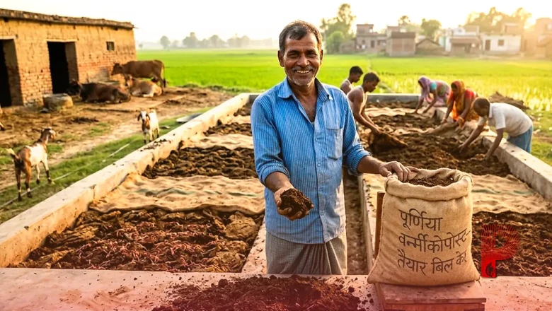 गोबर से कमाई का सुनहरा मौका: पूर्णिया के किसान से जानिए वर्मी कंपोस्ट बनाने का तरीका और मुनाफा