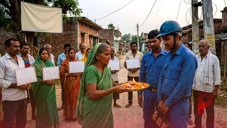 सीवान का अनोखा विरोध: बिजली कर्मियों की आरती उतारकर ग्रामीणों ने जताया गुस्सा