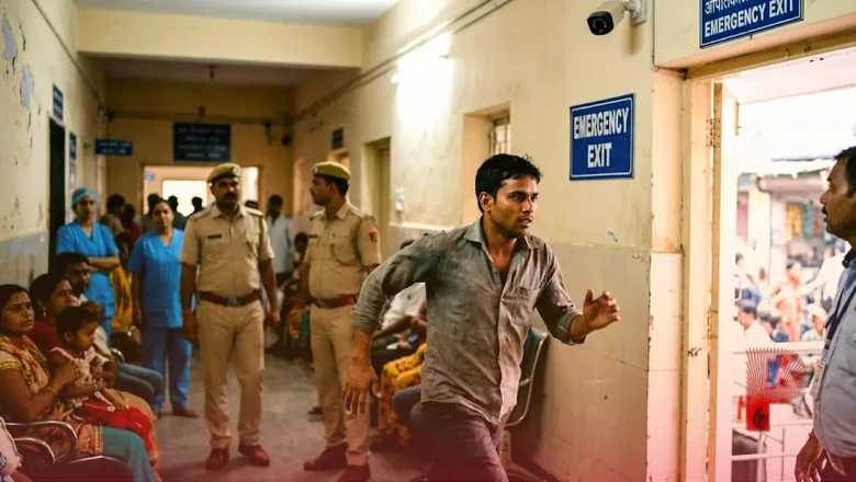 नवादा में पुलिस को चकमा देकर अस्पताल से फरार हुआ कैदी, CCTV में कैद हुई भागने की पूरी वारदात