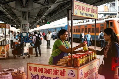 घर-घर जाकर अचार और बड़ी बेचने वाली महिलाओं की बदली तकदीर, रेलवे स्टेशन ने दी नई उड़ान