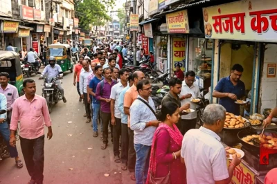 जमशेदपुर में इस कचौड़ी का ऐसा क्रेज: 45 मिनट तक लाइन में खड़े रहते हैं लोग, जानिए क्या है गोलमुरी की 'संजय कचौड़ी' की खासियत