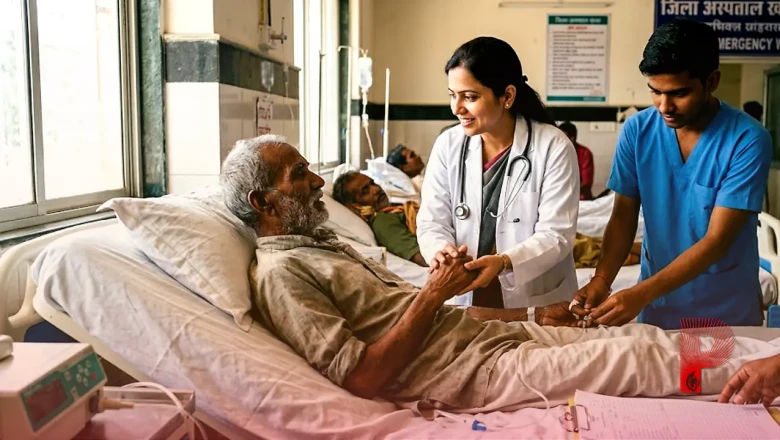 खंडवा में मानवता की मिसाल: डॉक्टर और उनकी टीम बनी लाचार बुजुर्ग का सहारा, कराया इलाज