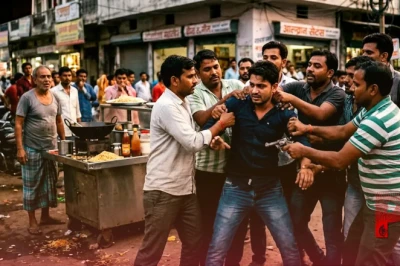 यूपी: उधार चाउमीन न देने पर युवक ने सरेआम लहराया कट्टा, निडर भीड़ ने दबोचकर कर दी धुनाई