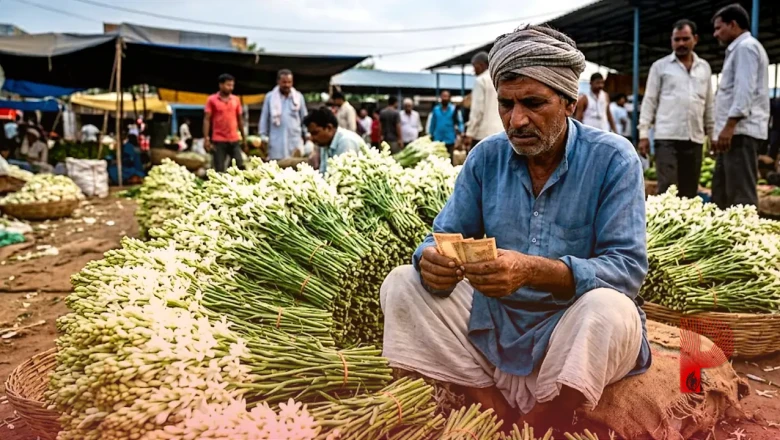 फरीदाबाद: रजनीगंधा की खेती करने वाले किसान परेशान, 500 रुपये वाला बंडल अब 10 रुपये में बिकने को मजबूर