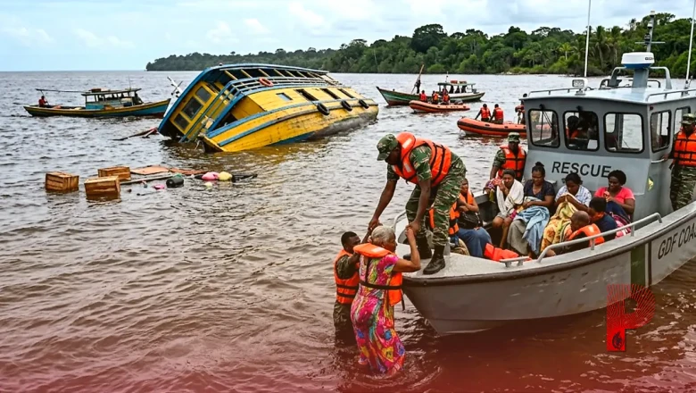 गुयाना में भीषण समुद्री हादसा: 116 यात्रियों से भरी फेरी डूबी, बचाव कार्य युद्धस्तर पर जारी