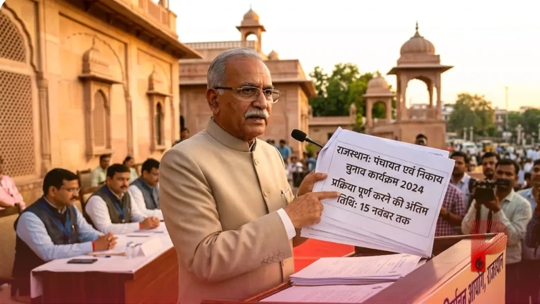 राजस्थान में पंचायत और निकाय चुनाव का शंखनाद, 15 नवंबर तक पूरी होगी प्रक्रिया