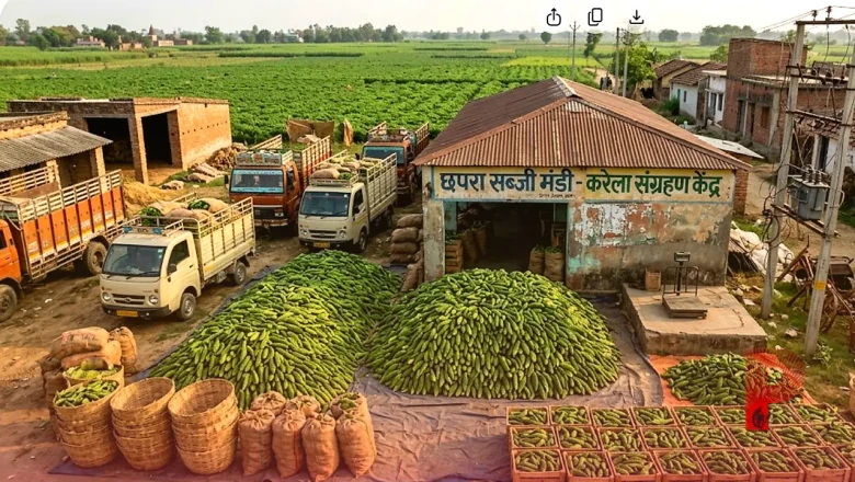 छपरा में करेले की खेती का जलवा, जानिए क्यों दूर-दूर से आते हैं व्यापारी
