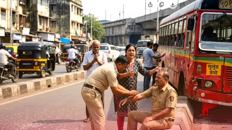 मुंबई के मानखुर्द में भीषण सड़क हादसा: अनियंत्रित BEST बस डिवाइडर से टकराई, एक बुजुर्ग की मौत, ड्राइवर और कंडक्टर घायल