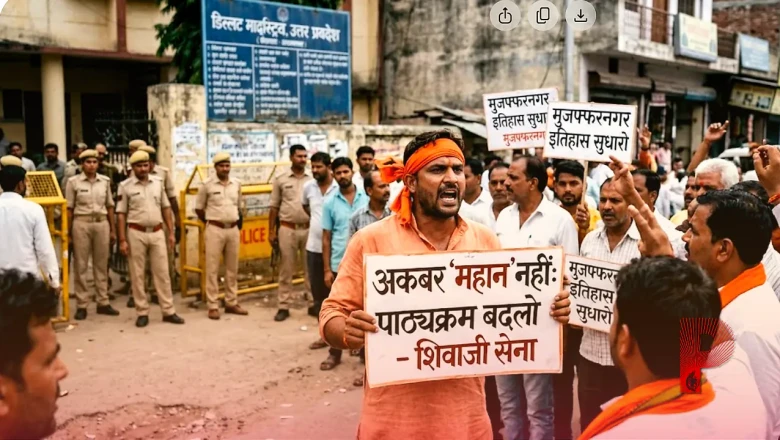 मुजफ्फरनगर में फिर गर्माया 'अकबर महान' का मुद्दा, शिवाजी सेना ने पाठ्यक्रम बदलने की दी चेतावनी