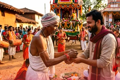 छत्तीसगढ़ के बस्तर में 'मीत' बनाने की अनूठी परंपरा, गोंचा पर्व पर केदारनाथ और विजय पांडे ने निभाई अटूट दोस्ती की रस्म
