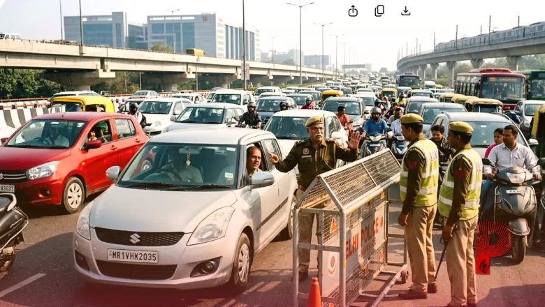 दिल्ली-नोएडा बॉर्डर पर भारी सुरक्षा, जंतर-मंतर पर प्रदर्शन से लगा डीएनडी पर जाम