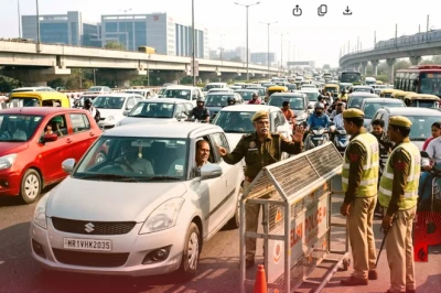 दिल्ली-नोएडा बॉर्डर पर भारी सुरक्षा, जंतर-मंतर पर प्रदर्शन से लगा डीएनडी पर जाम