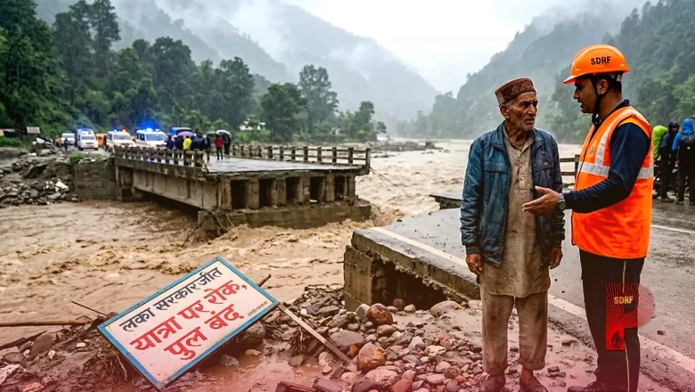 उत्तराखंड में भारी बारिश का तांडव: 4 जिलों में रेड अलर्ट, स्कूल बंद और यात्रा पर रोक
