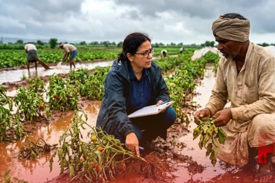 मानसून के दौरान सब्जियों की फसल पर मंडराया संकट, कृषि विशेषज्ञों ने दिए बचाव के प्रभावी सुझाव