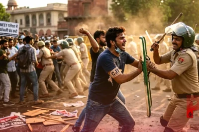 NEET पेपर लीक विवाद: CJP का प्रदर्शन हुआ हिंसक, अमित शाह और धर्मेंद्र प्रधान की बैठक जारी