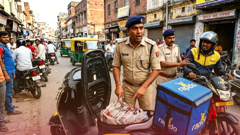 पटना में रैपिडो टैक्सी से हो रही थी शराब की तस्करी, डिक्की खुलते ही पुलिस के उड़े होश