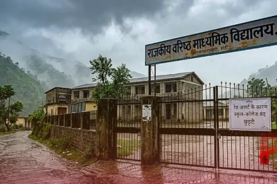 हिमाचल प्रदेश में मानसून का रौद्र रूप: रेड अलर्ट के बीच तीन जिलों में स्कूल-कॉलेज बंद