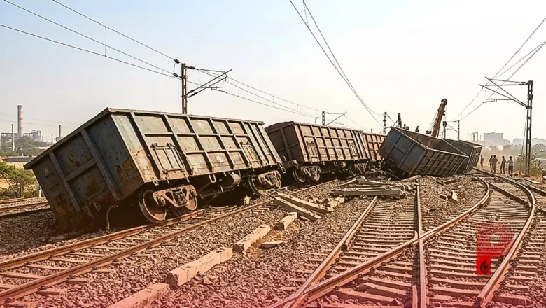 गाजियाबाद-दिल्ली रेल मार्ग पर टला बड़ा हादसा, मालगाड़ी के 6 डिब्बे पटरी से उतरे; 50 से अधिक ट्रेनों पर पड़ा असर