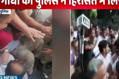 राहुल गांधी, प्रियंका और अखिलेश यादव पुलिस हिरासत में, पीएम आवास के बाहर किया था प्रदर्शन