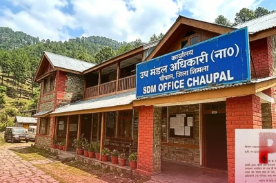 विक्रमादित्य सिंह का सख्त रुख: चौपाल दौरे से नदारद रहे 3 अधिकारियों को थमाया नोटिस