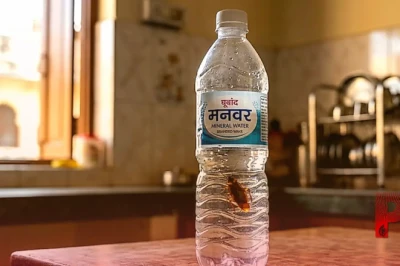 उदयपुर: सीलबंद पानी की बोतल में मिला कॉकरोच, ब्रांड की गुणवत्ता पर खड़े हुए सवाल
