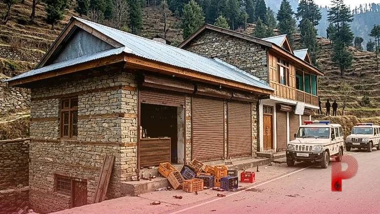 हिमाचल प्रदेश में बवाल: शराब ठेके पर पुलिस का धावा, सेल्समैन को घसीटा और जमकर हुई मारपीट