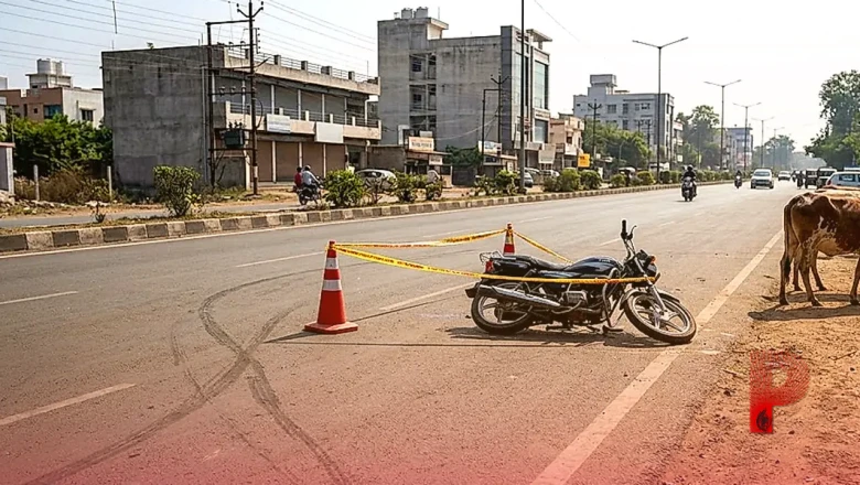 रायपुर में दर्दनाक सड़क हादसा: आवारा गाय से टकराकर गिरे युवक को कार ने कुचला, इकलौते बेटे की मौत से उजड़ा परिवार