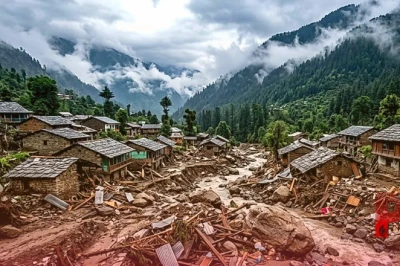 हिमाचल प्रदेश में कुदरत का रौद्र रूप: बोह घाटी में बादल फटने से 25 घर तबाह, 200 लोग बेघर