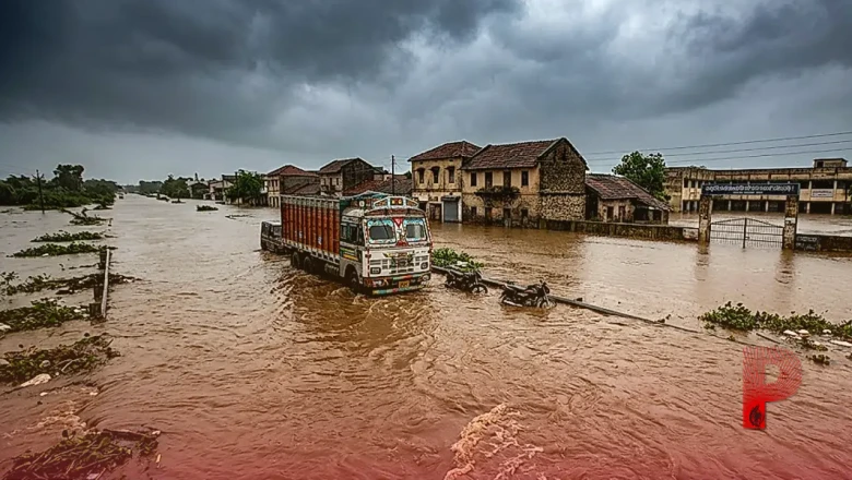 गुजरात में मूसलाधार बारिश का कहर: कई जिलों में बाढ़ से संपर्क कटा, सभी स्कूल-कॉलेज बंद