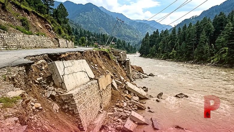 हिमाचल प्रदेश: चम्बा में 3 महीने भी नहीं टिक पाया सुरक्षा डंगा, रावी नदी में समाने का खतरा
