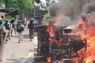 सीतामढ़ी में नीट पेपर लीक के विरोध में बवाल, पथराव और आगजनी से दहला समाहरणालय
