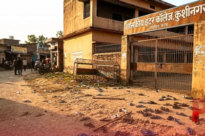 कुशीनगर: छात्रा से छेड़छाड़ करने वाले शिक्षक की क्लास, भीड़ ने चप्पलों से पीटा और थूक चाटने को मजबूर किया