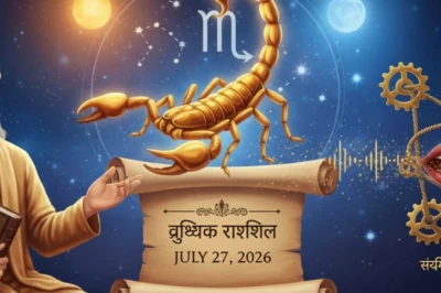 वृश्चिक राशिफल 27 जुलाई: बातचीत में मधुरता खोलेगी सफलता के द्वार, विवेक और संयम से सुधरेंगे बिगड़े हालात